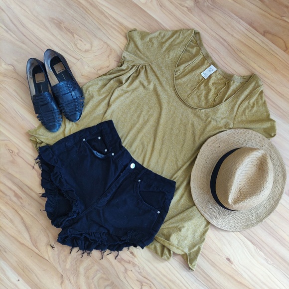 Free People Tops - Free People | Exposed Stitch Scoop Neck Too